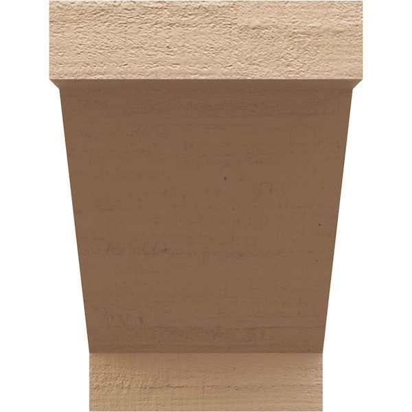 4in. W X 6in. H X 12in. L Burlington Woodgrain TimberThane Rafter Tail, Primed Tan